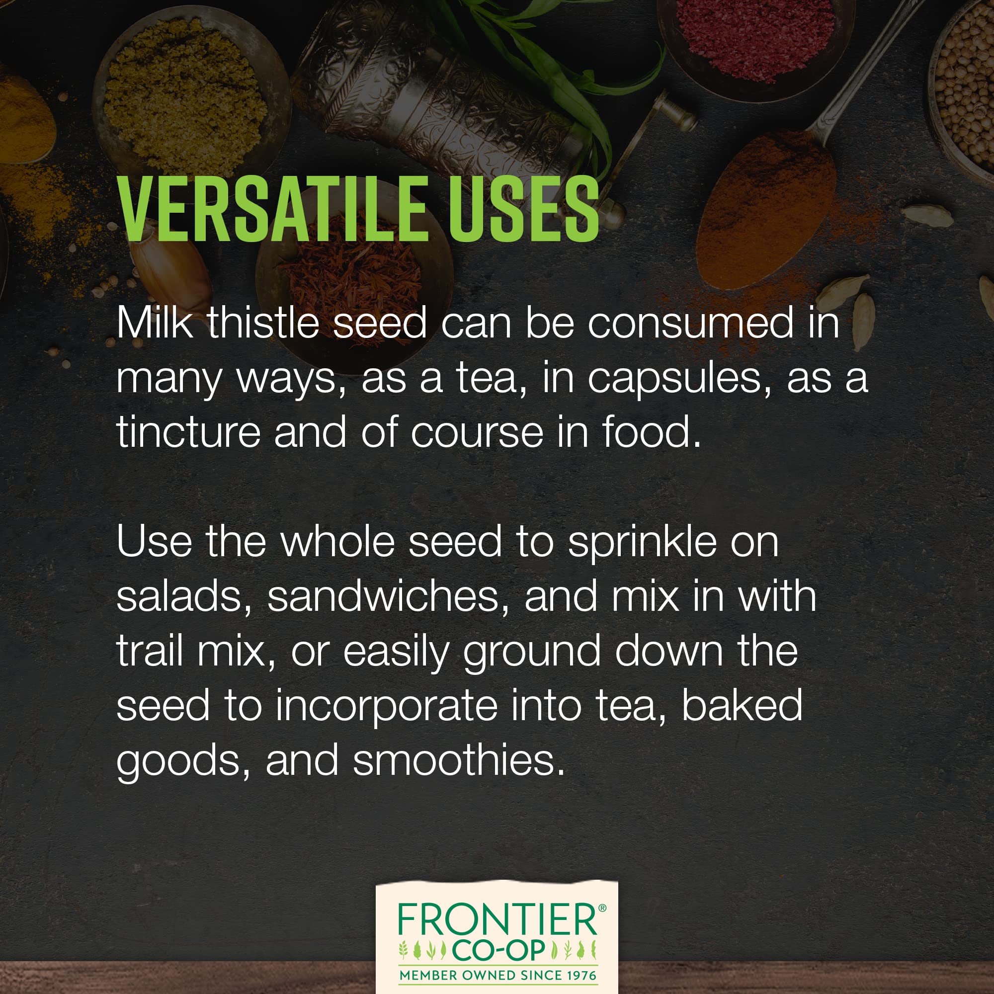 Milk thistle seeds sourced from Bulgaria