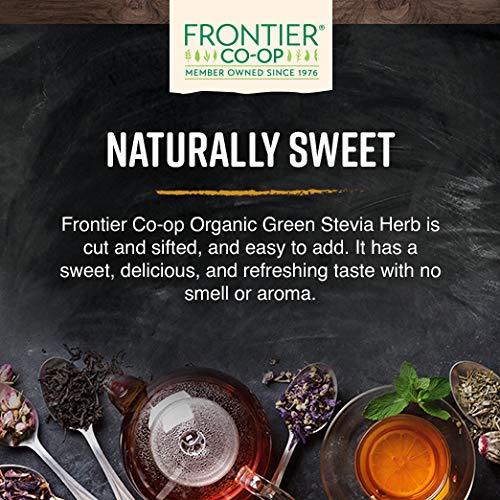 Organic certification badge for Frontier Co-op Stevia