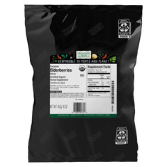 Frontier Co-op Organic Dried Elderberries - 1lb bulk bag