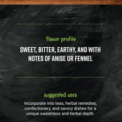 Origin of licorice root powder from Europe and Asia