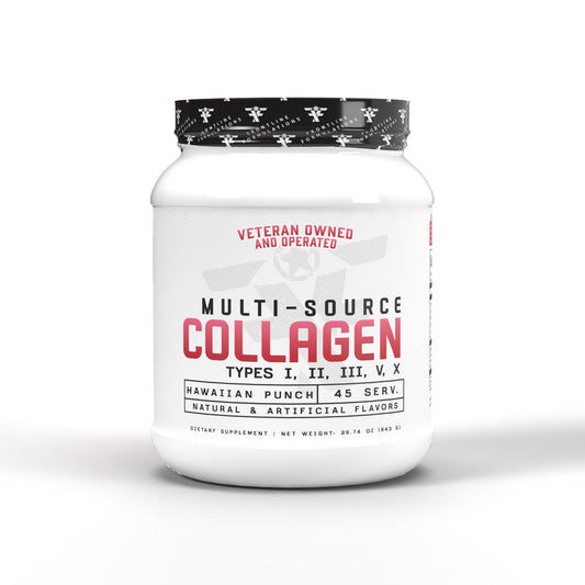FRONTLINE Formulations Multi-Source Collagen bottle with Hawaiian Punch flavor