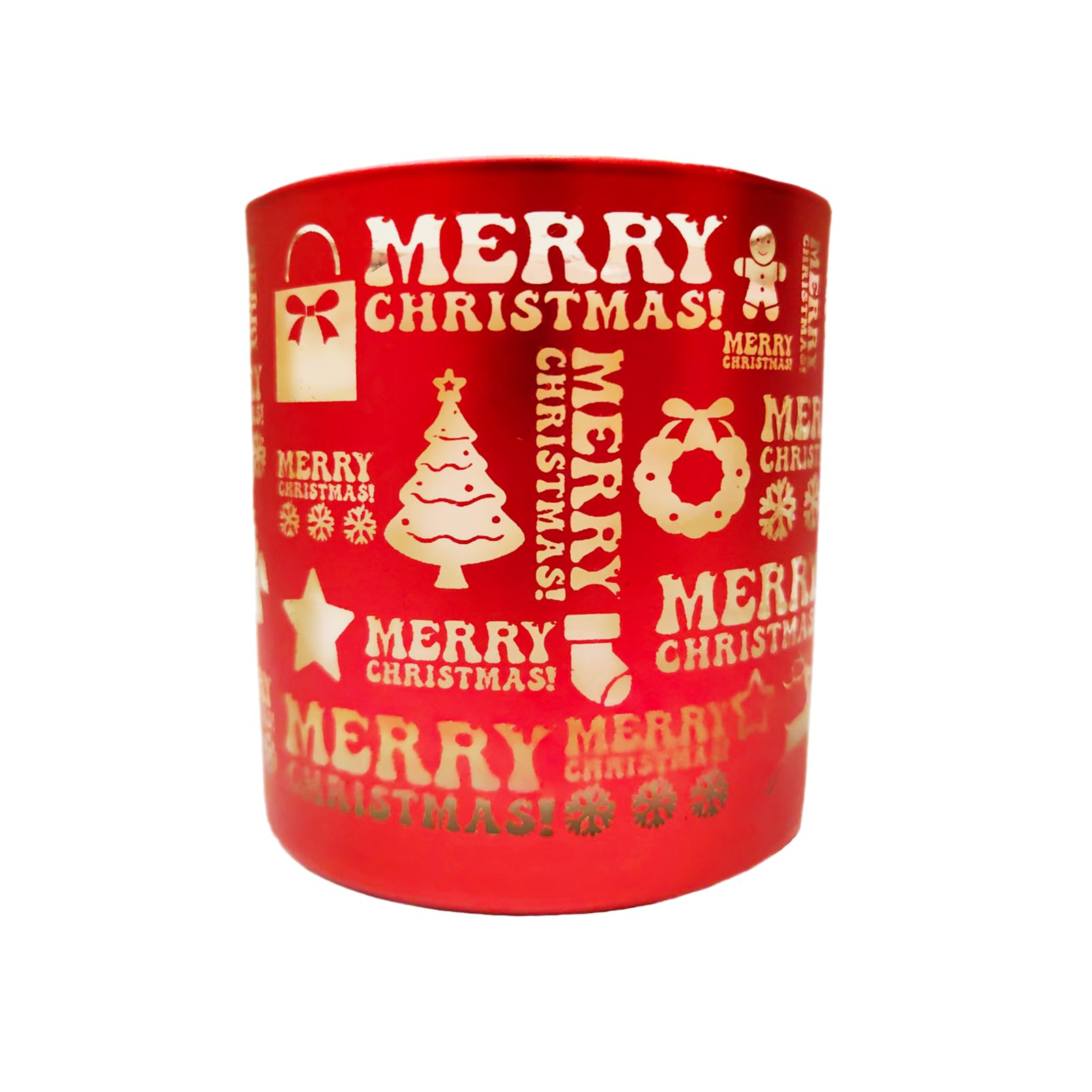 Christmas Frosted Berry scented candle in a 5oz jar