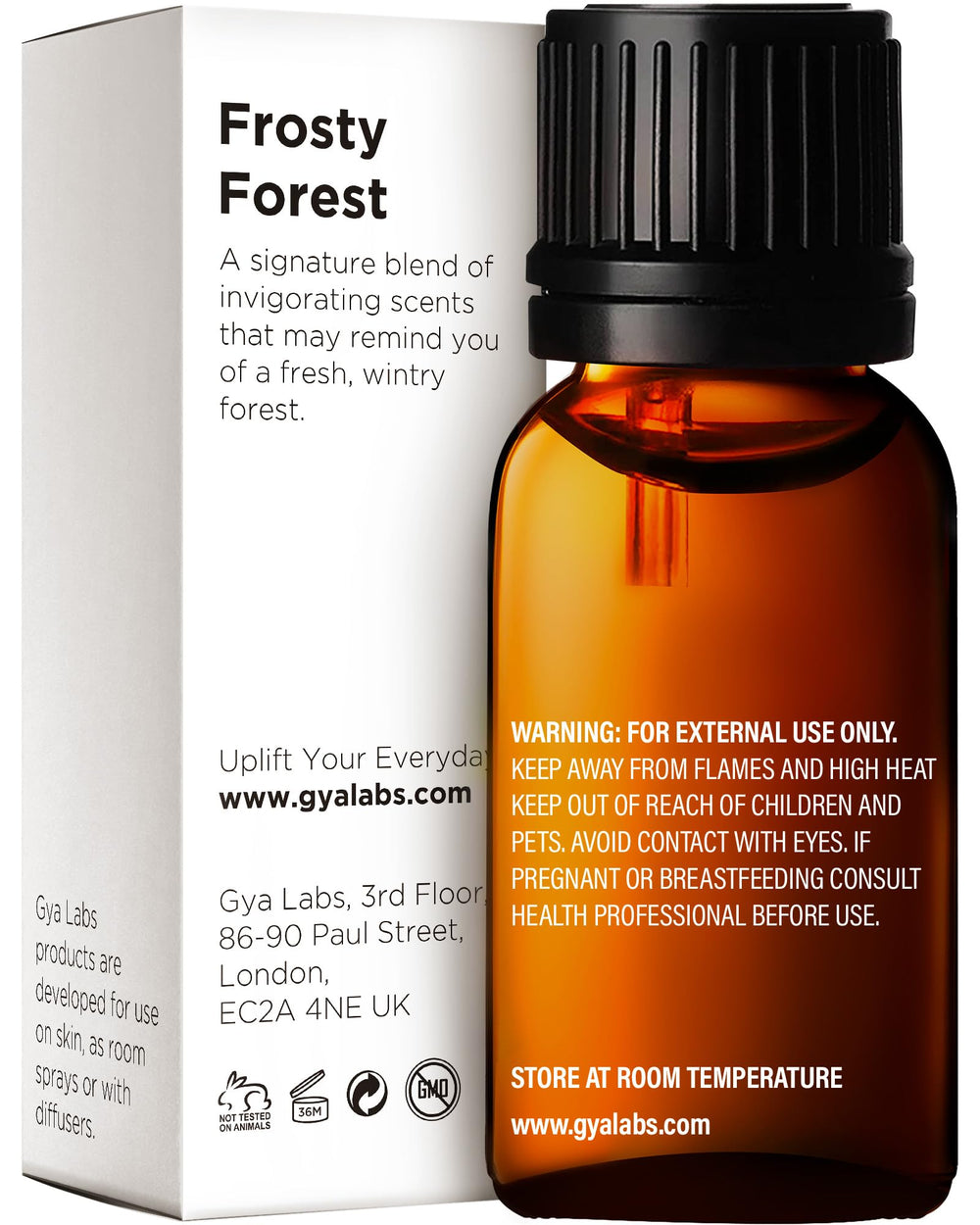 Frosty Forest essential oil aroma diffusing in a diffuser