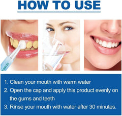 Stain removal concept with Frosty Neptune whitening