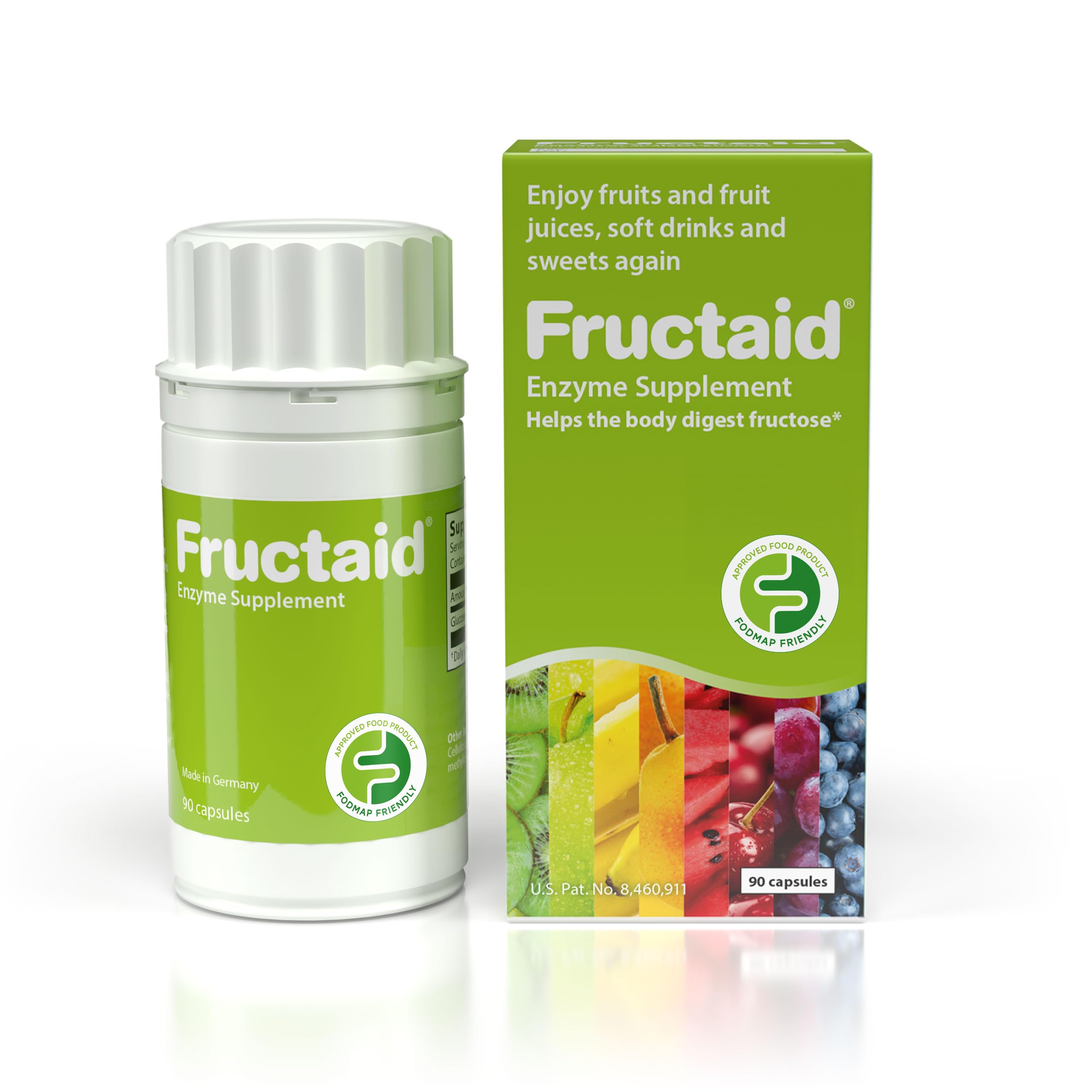 Fructaid 90-capsules bottle front view