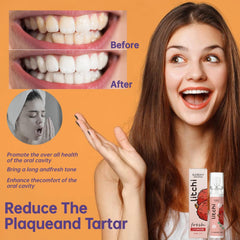 Mint fruit flavor spray bottle with label