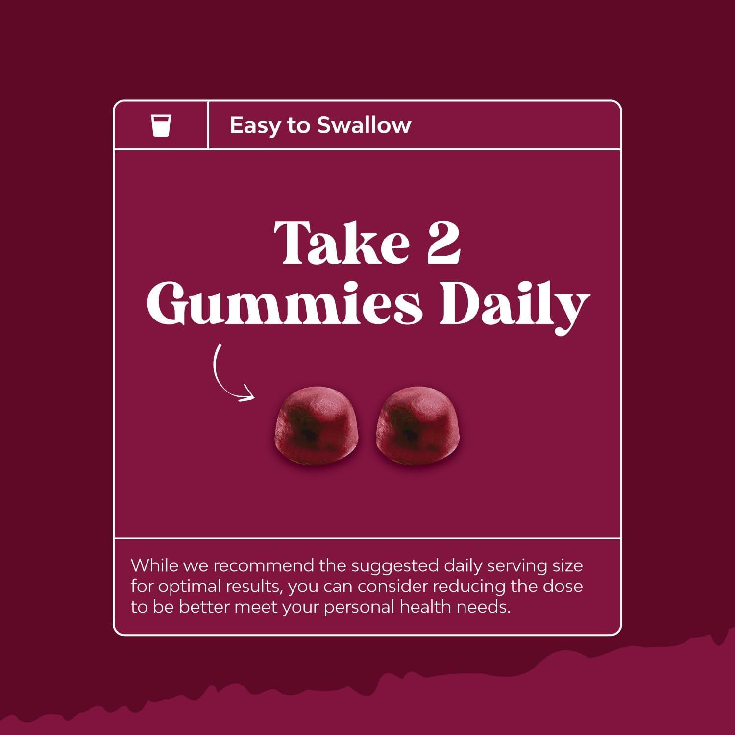 Fruit-forward texture of beetroot gummies