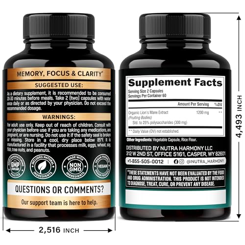 Fruiting body Lions Mane extract