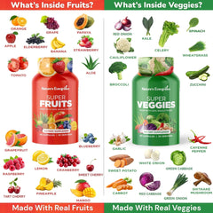 Illustration of natural whole foods blend used in the formula