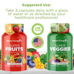 Ingredient list including Aloe Vera, Apple, Banana and berries