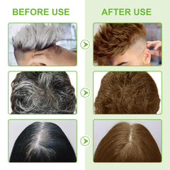 FSLHCY dye shampoo application on dry hair with gentle massage