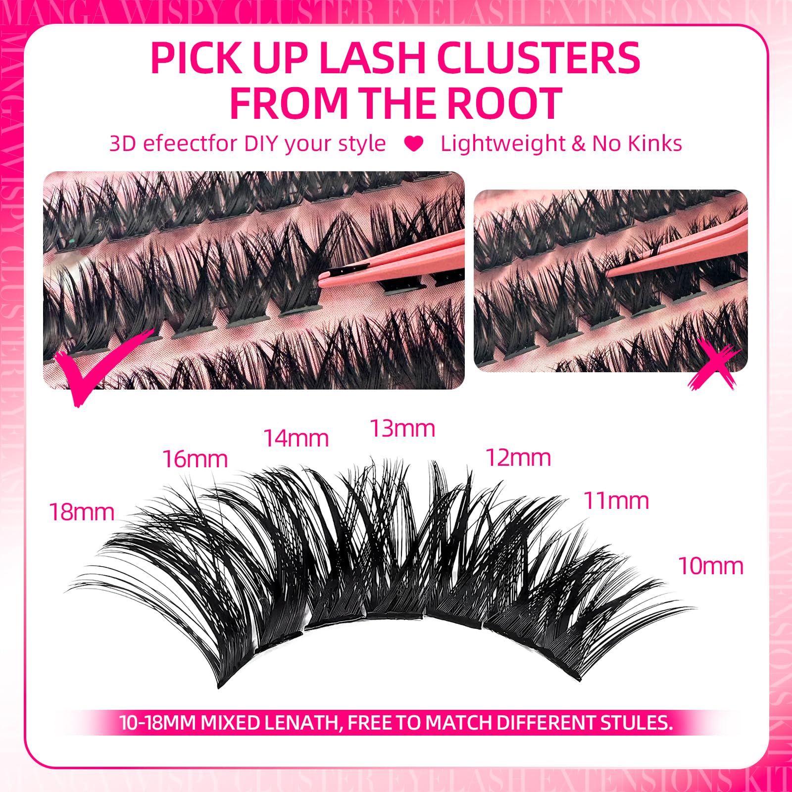 FTBZCF Anime-inspired glam lashes for flexible daily wear and events.
