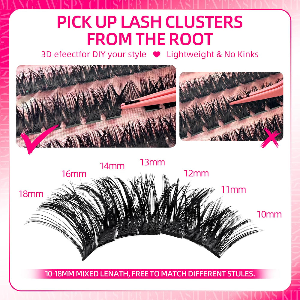 FTBZCF Anime-inspired glam lashes for flexible daily wear and events.