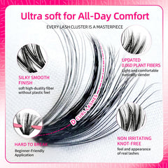 FTBZCF Three-step application guide supports quick at-home lash boosts.