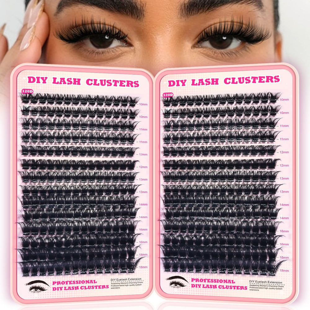 FTBZCF lash clusters box display for easy storage