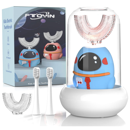 FTOYIN U-shaped kids electric toothbrush – front view