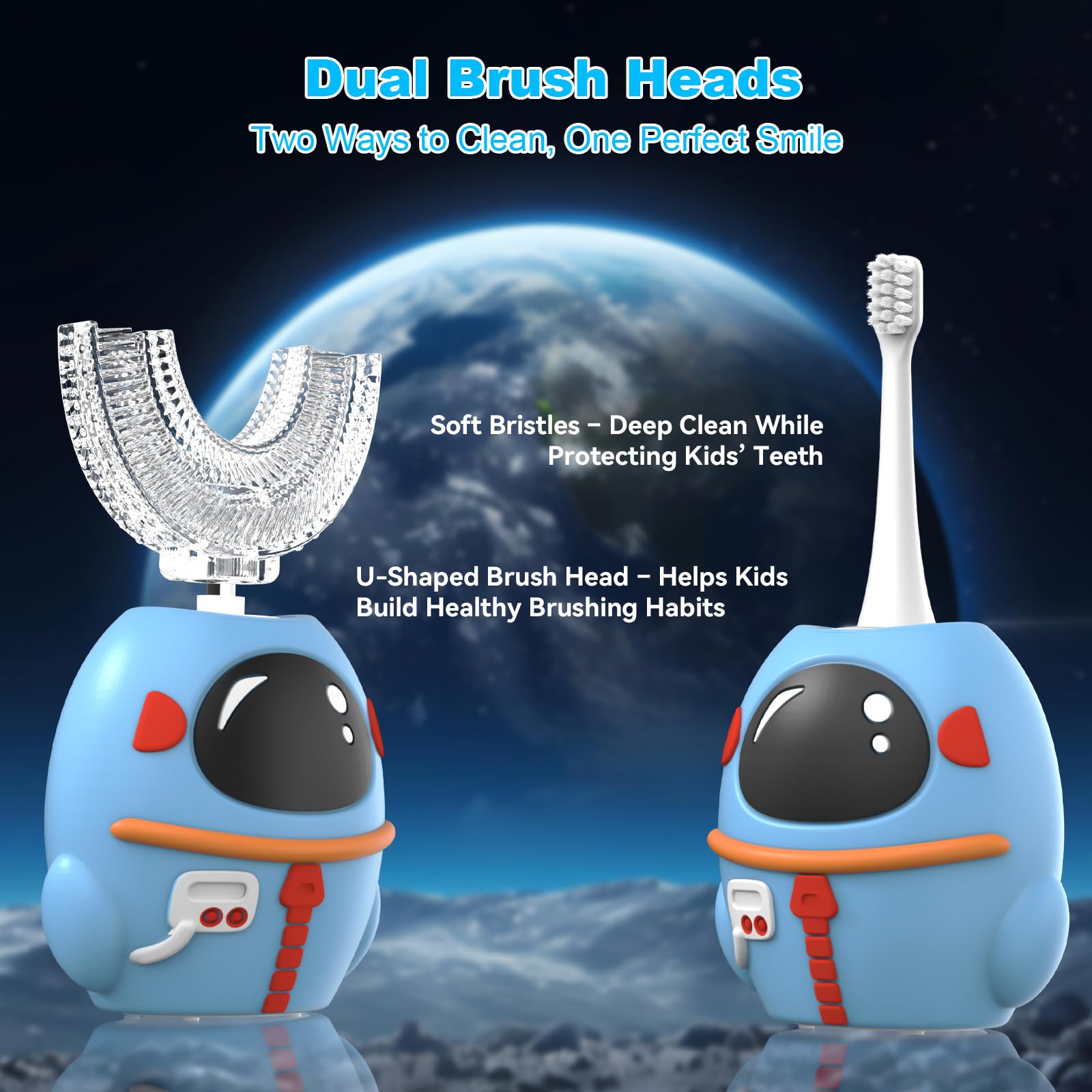 Charging base for FTOYIN U-shaped toothbrush