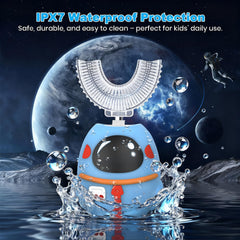 IPX7 waterproof design of FTOYIN kids toothbrush