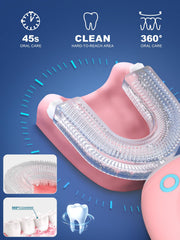 45-second brushing timer feature