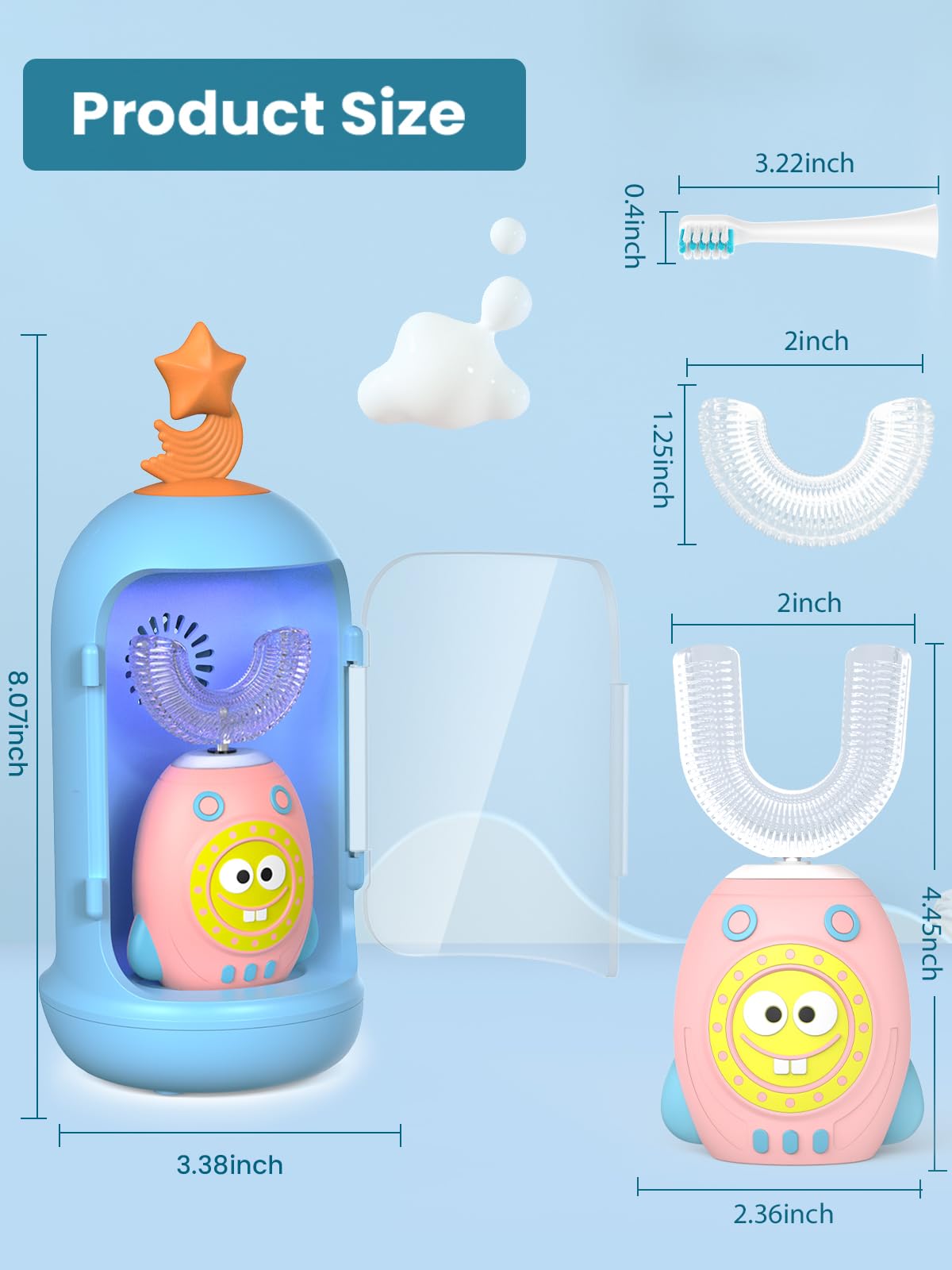 IPX7 waterproof silicone body and durable design