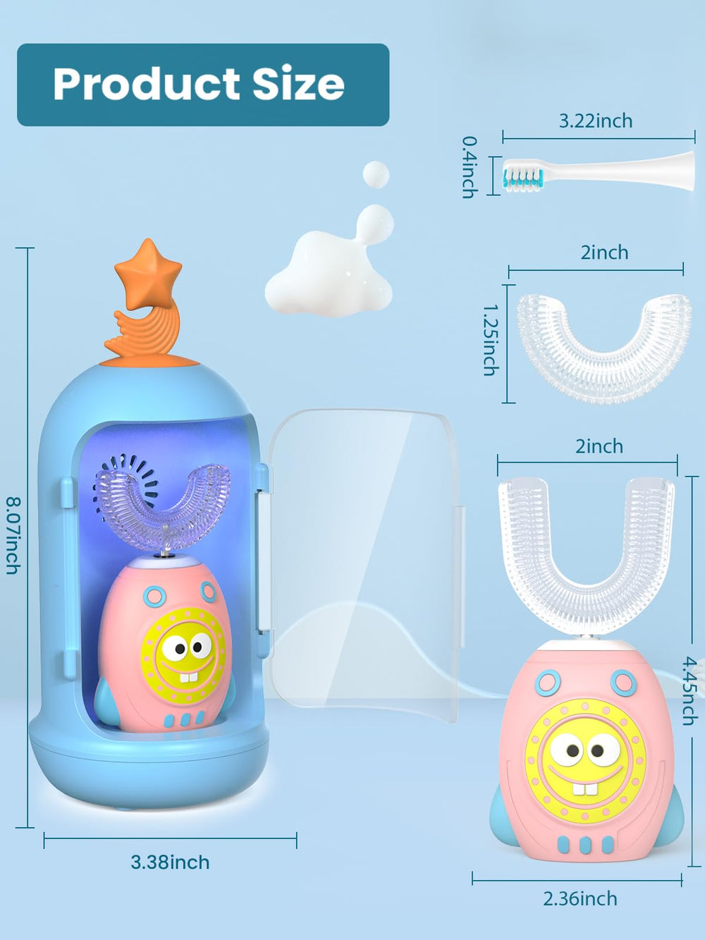 IPX7 waterproof silicone body and durable design