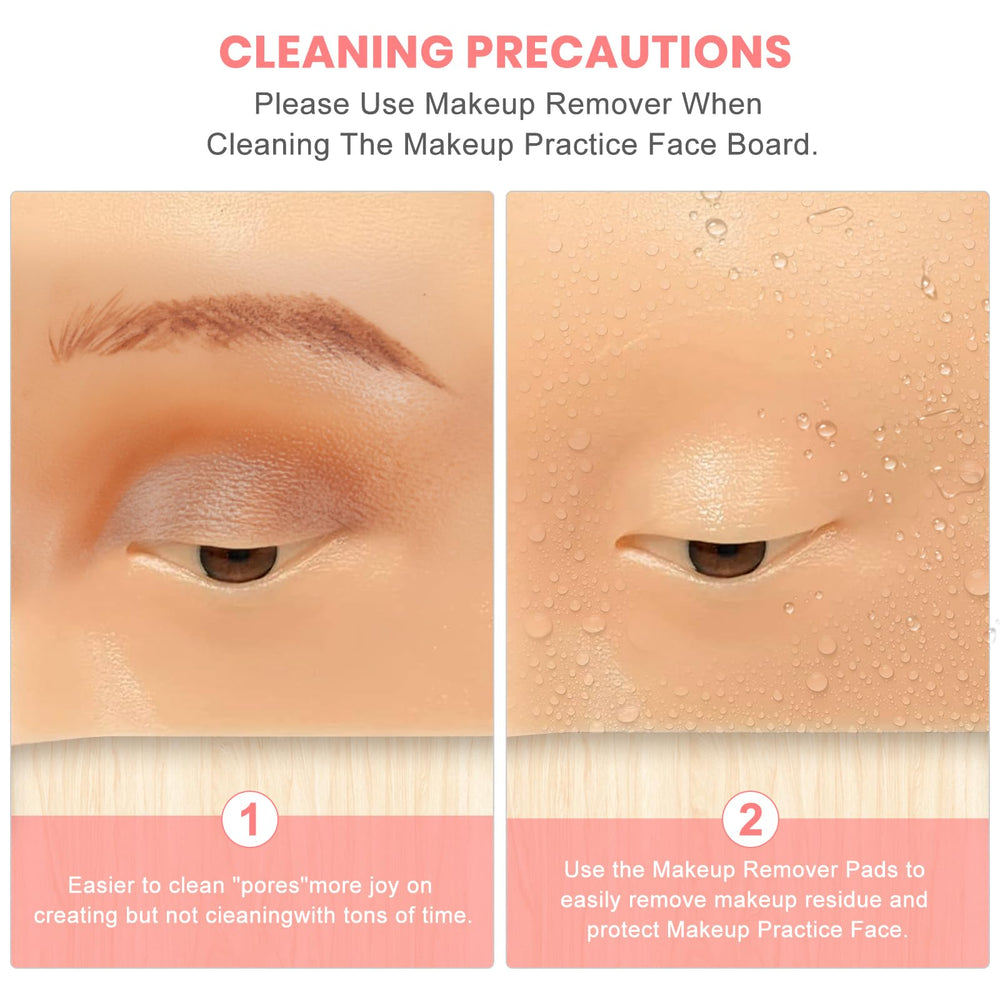 FTOYIN makeup practice board ideal for beginners and professionals to test looks