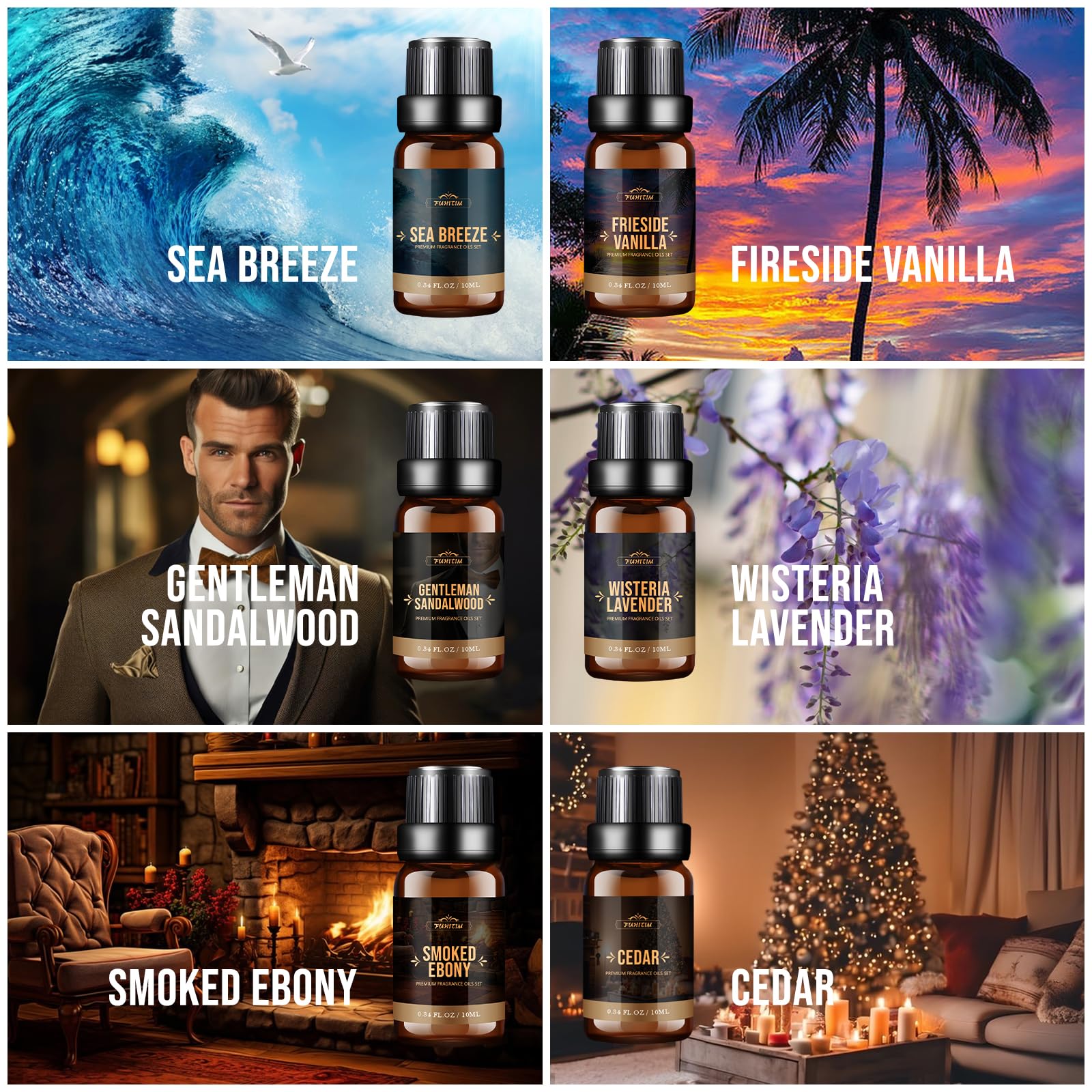 Sea Breeze fragrance oil 10ml bottle