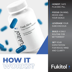 Elegant black gift box with Fukitol branding