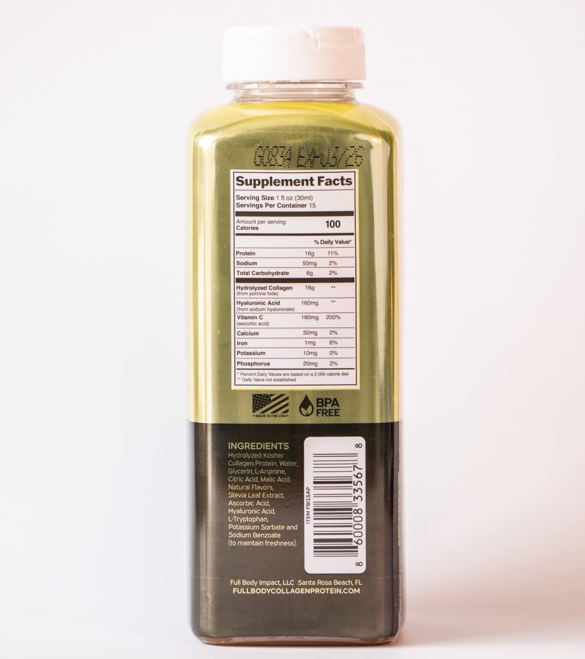 FULL BODY IMPACT liquid texture close-up highlighting smooth absorbable peptides