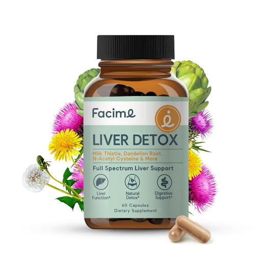 Bottle label for Full Spectrum Liver Cleanse & Detox