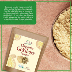 Full-spectrum tribulus (gokshura) powder detail
