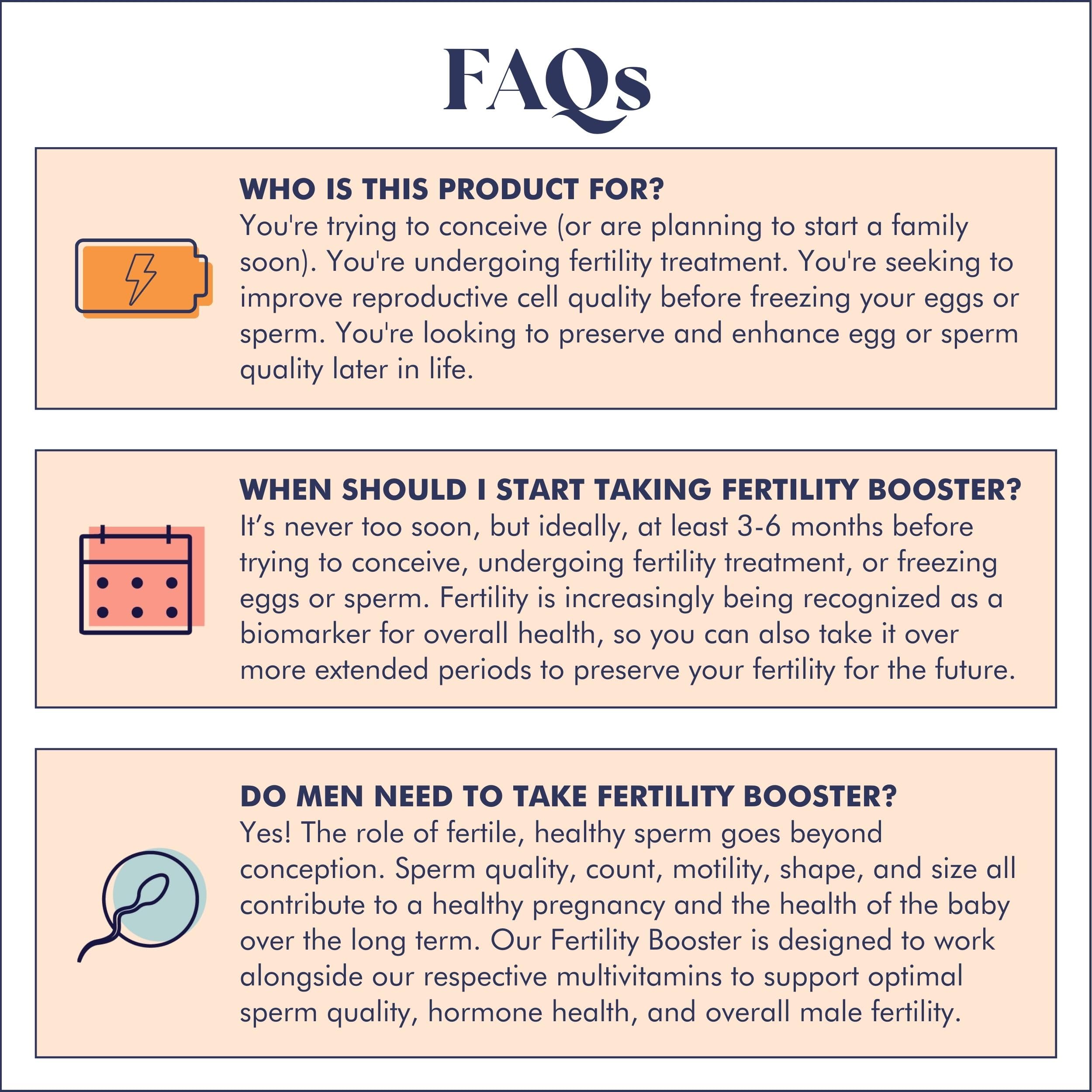 Concept image showing egg quality and sperm health