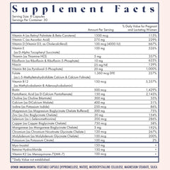 FullWell Prenatal bottle poured into a capsule for easy daily intake.