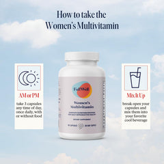FullWell Multivitamin bottle with label details