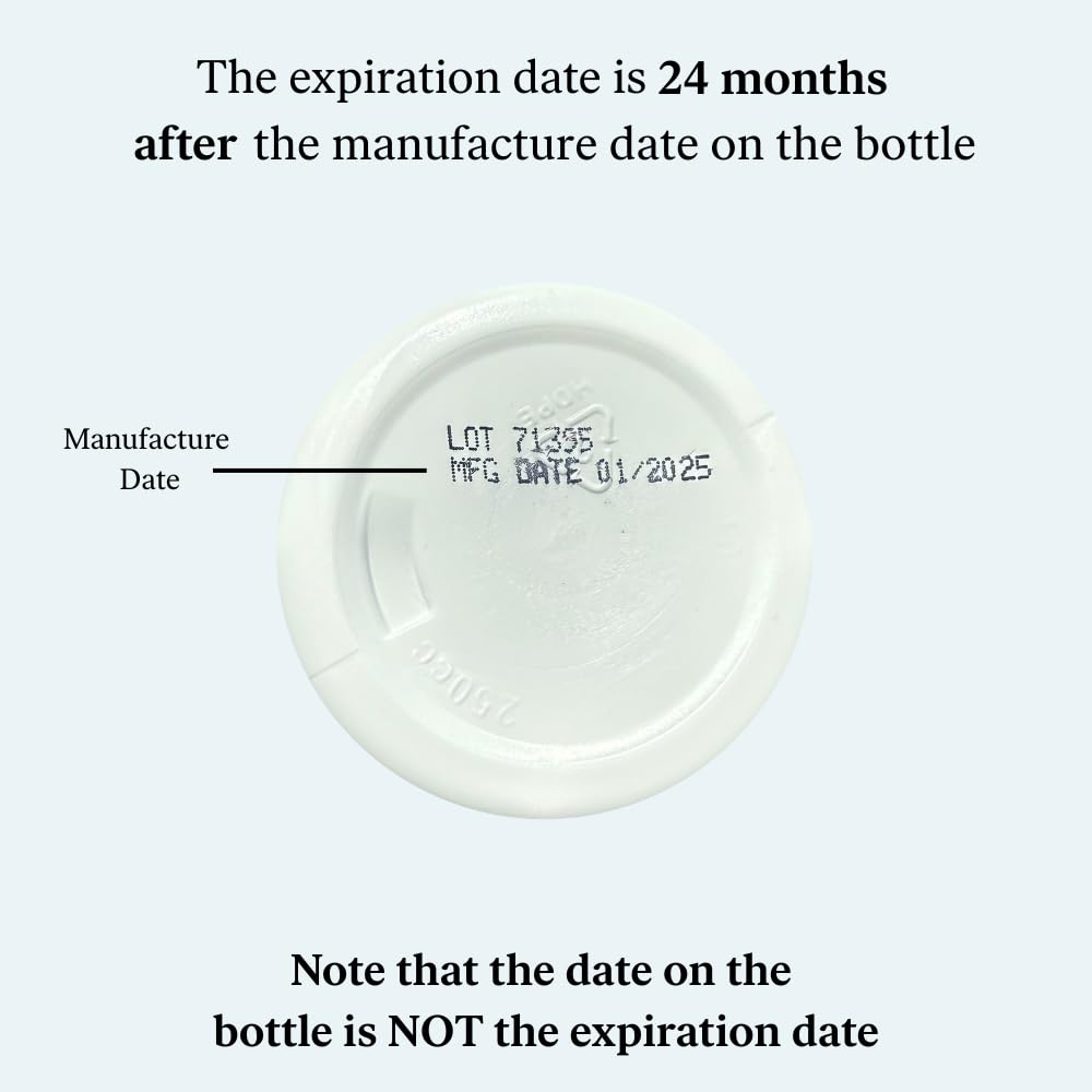Freshness date indicator on FullWell Multivitamin packaging