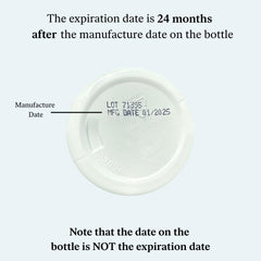 Clear capsules emphasize easy-to-swallow design.