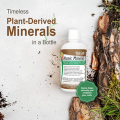 Fulvic acid minerals close-up detail