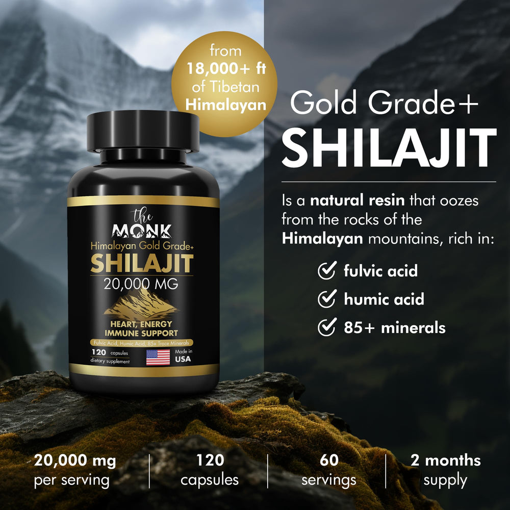 Shilajit with Fulvic Acid and minerals