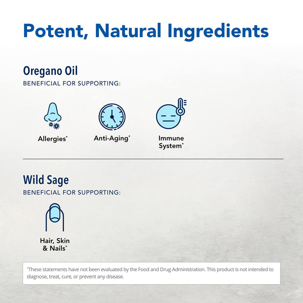 Ingredients: high mountain oregano, sage, cumin, and myrtle
