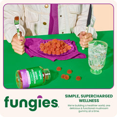 Illustration of immune support for Fungies Reishi Mushroom Gummies Apple flavor