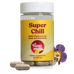 Fungiments Super Chill bottle with capsules