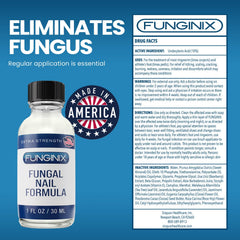 FUNGINIX toenail fungus treatment nails-closeup illustrates clear nails and well-cared edges