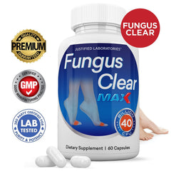 60 capsules per bottle of Fungus Clear Max