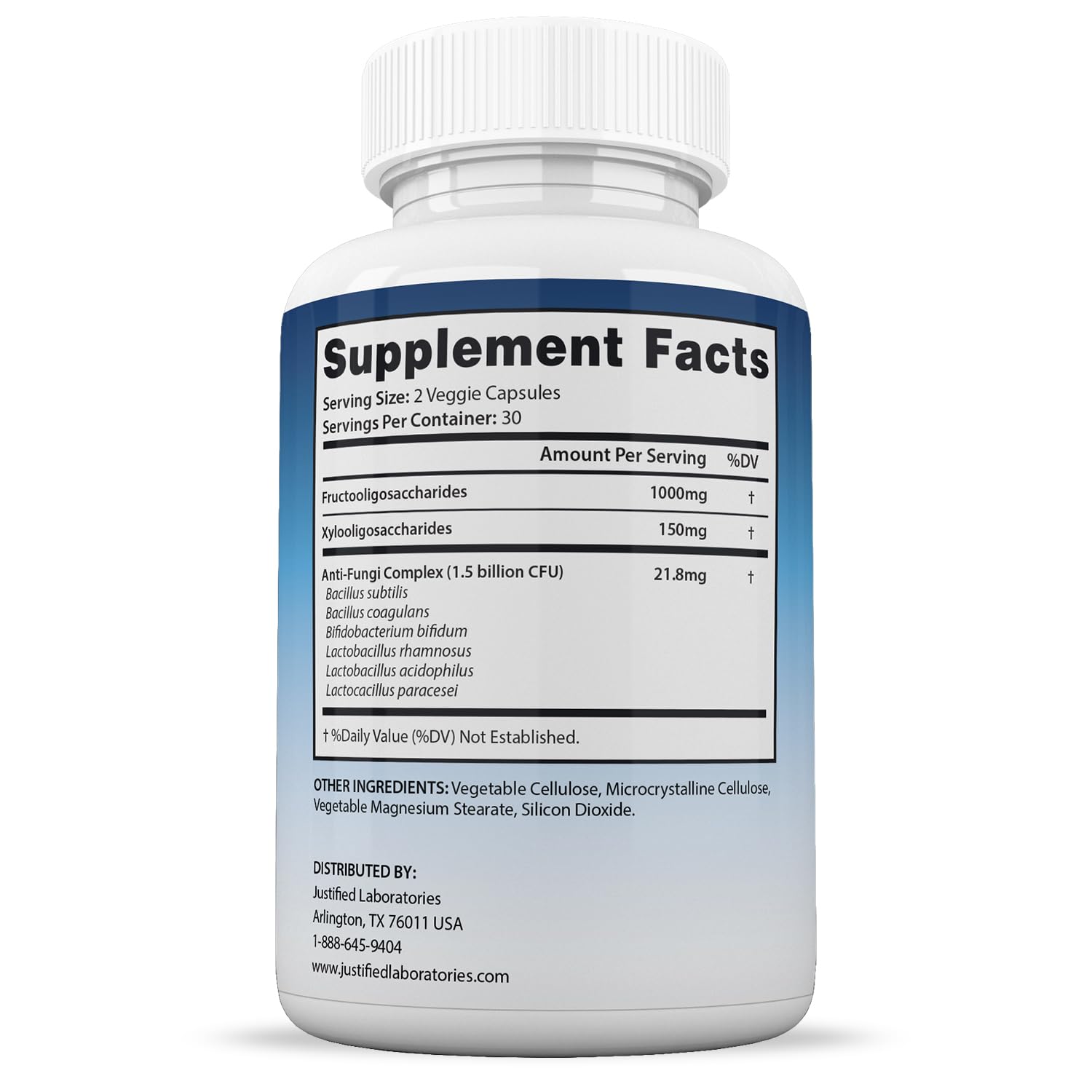 Illustration of probiotic ingredients including Lactobacillus acidophilus and Bifidobacterium lactis
