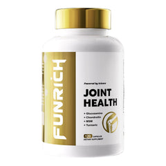 FUNRICH Glucosamine Chondroitin MSM bottle label with 120 capsules