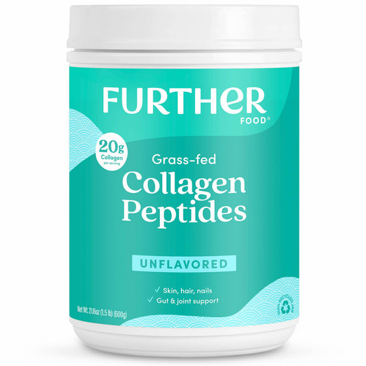 Container of Further Food Unflavored Collagen Peptides Powder