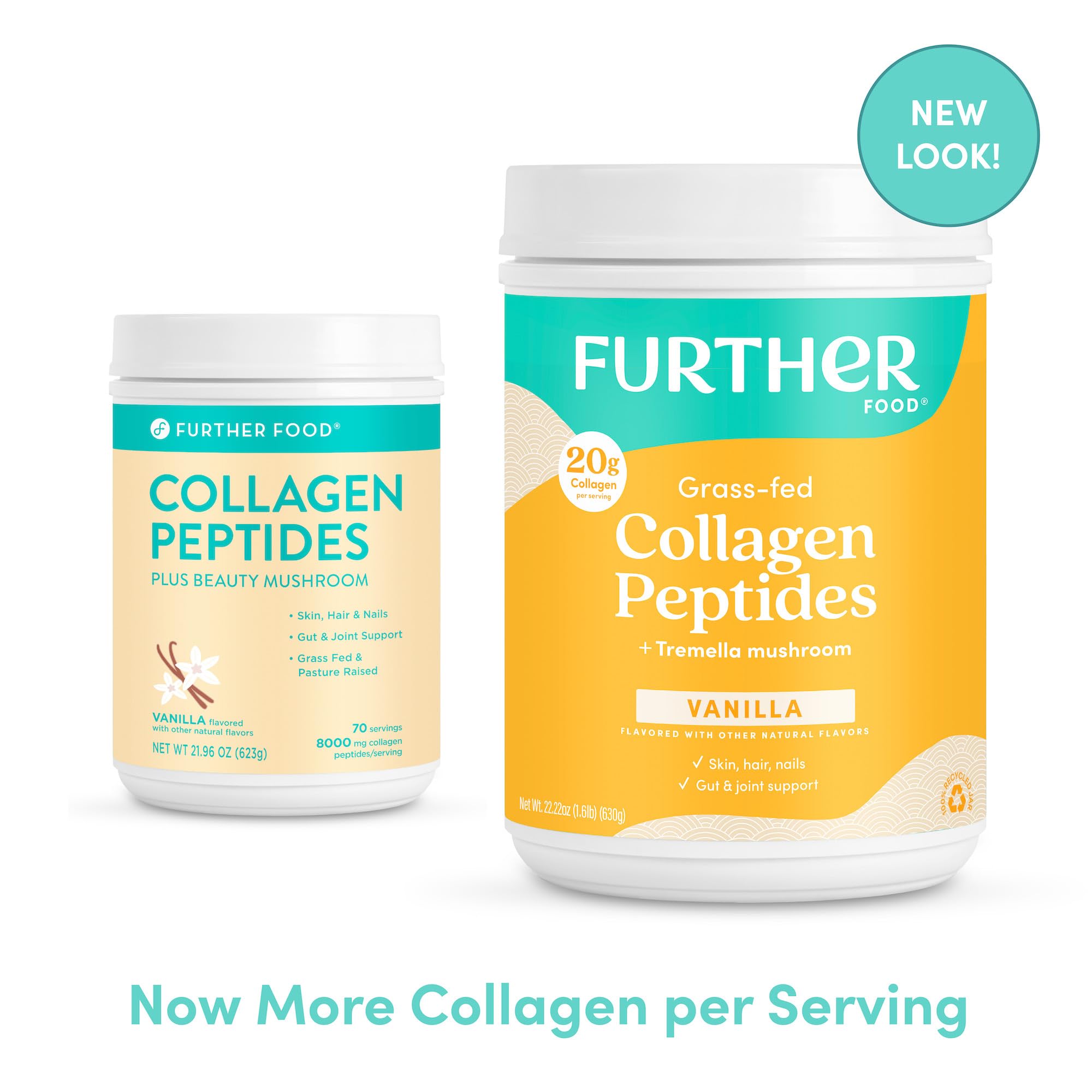 Coffee cup with vanilla collagen added, highlighting easy mix into beverages