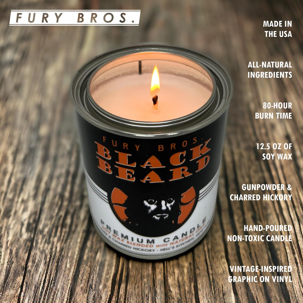 Close-up of Gunpowder & Charred Hickory fragrance detail