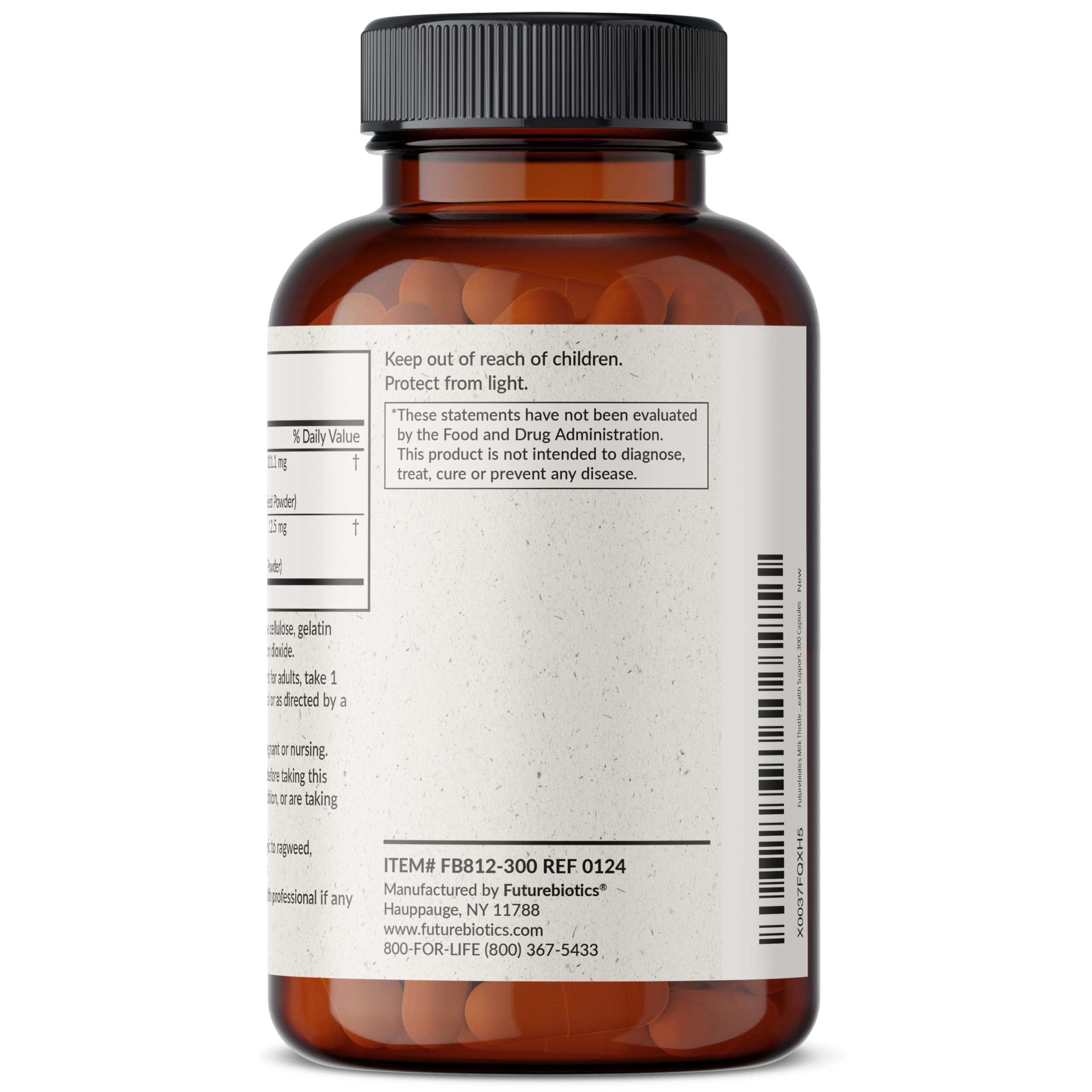 Futurebiotics 300-capsules bottle packaging
