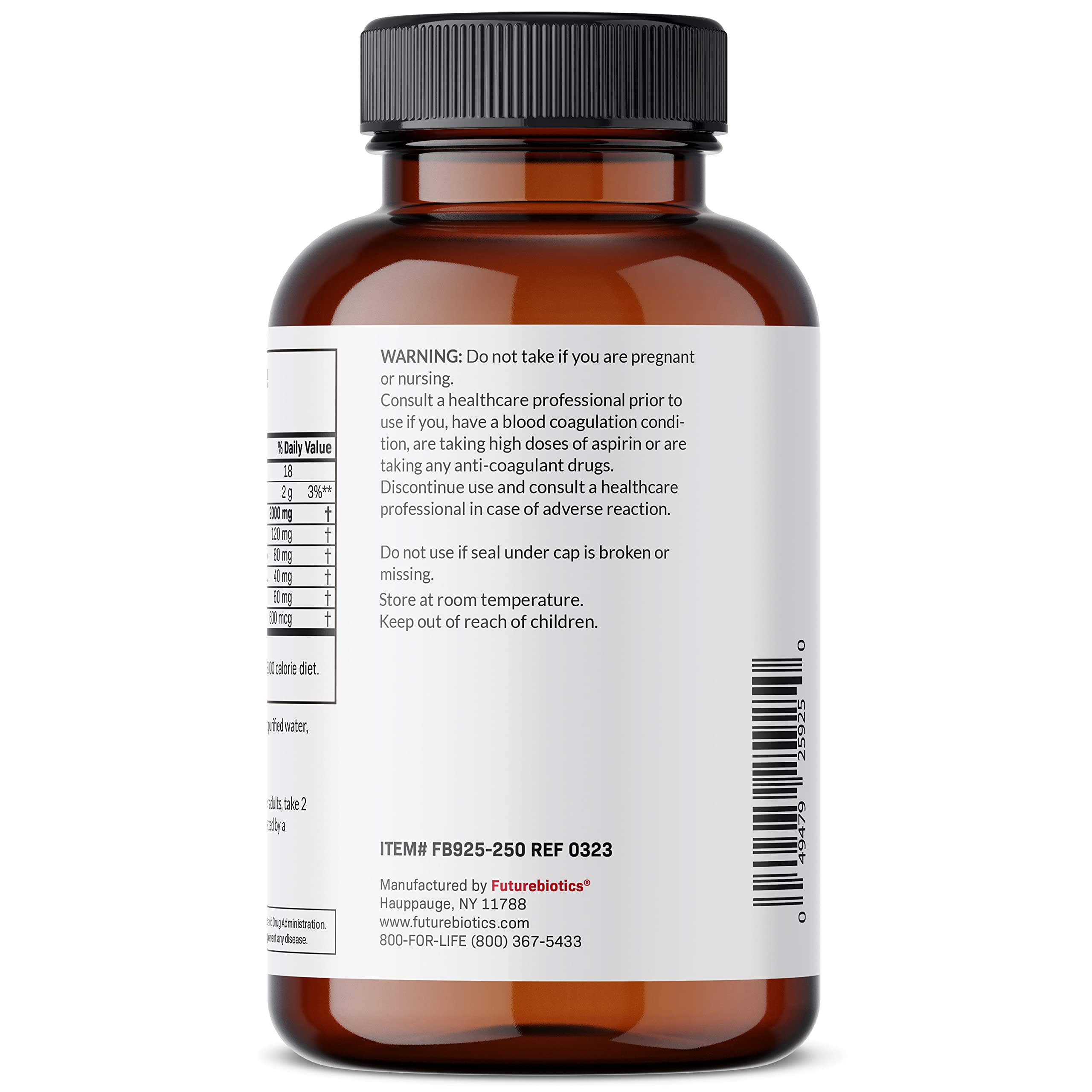 Krill oil bottle with 2000mg dosage on label